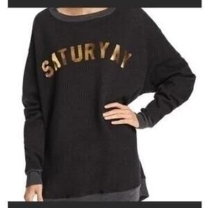 Wildfox “Saturday” Graphic Sweater